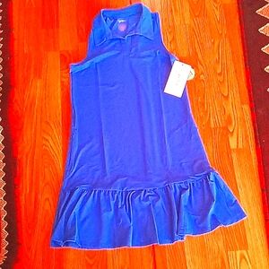 P. NWT ladies Gottex golf dress, royal blue sz XS, S, L MSRP $97